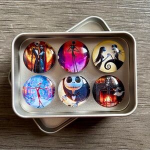 Handmade Nightmare Before Christmas Themed Magnets Set